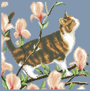 Схема Весенний кот