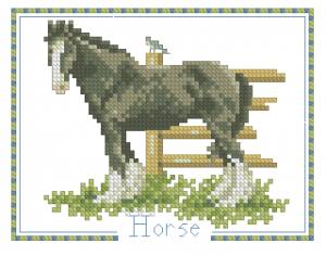 Популярные 5 схем вышивки крестом – Лошадь