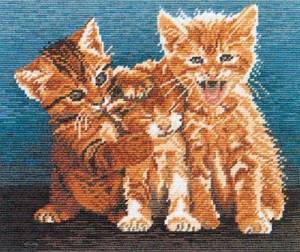 Схема Котята Трио(Wiehler 3592-4 Trio of Cats)