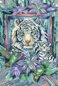 Схема Тигр и тигренок (Home in the Garden)