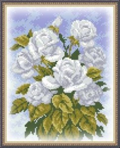 Схема Белые розы 