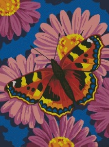 Схема Бабочка на цветах
