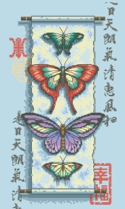 Схема Полет бабочек / Butterfly Scroll