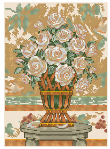 Схема Белая роза