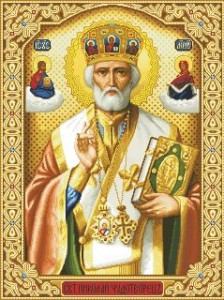 Схема Икона Святой Николай арх.Мир Ликийский