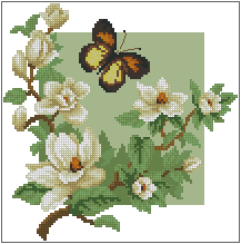 Схема Весна и бабочки