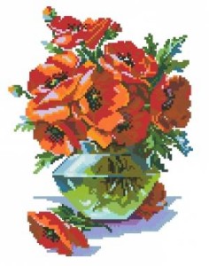 Схема Маки в вазе (вариант 2)