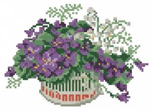 Схема Фиалки / Violets