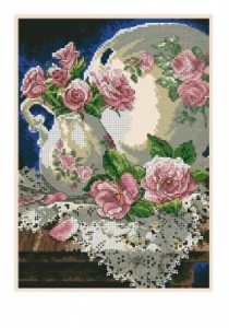 Схема Кружева и розы / Lace аnd roses