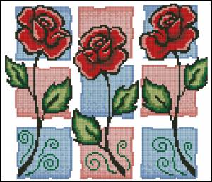 Схема Трио роз