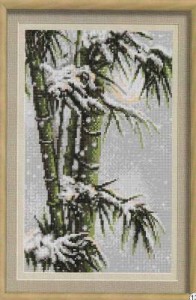 Схема Бамбук в снегу