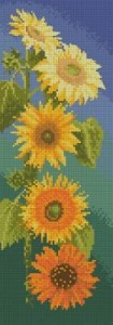 Схема Подсолнухи панель / Sunflowers panel