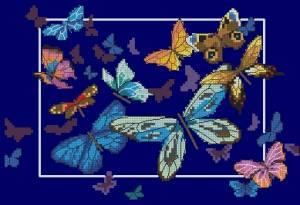 Схема Экзотические бабочки