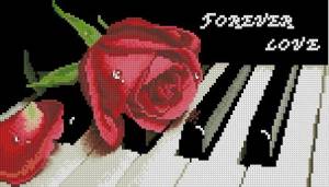 Схема Роза на рояле