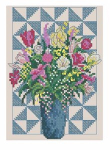 Схема Цветочный пэчворк / Floral Patchwork