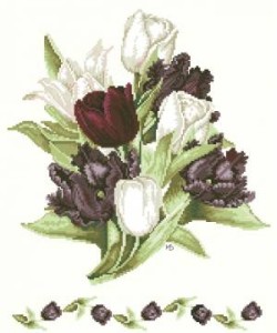 Схема Букет тюльпанов
