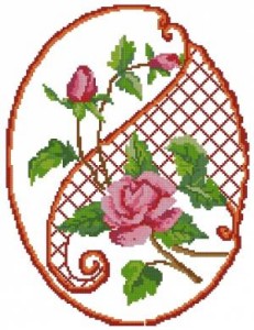 Схема Орнамент с розой