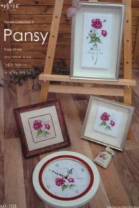 Схема Цветочная коллекция Анютины глазки / Flower Collection Pansy (Все три части)