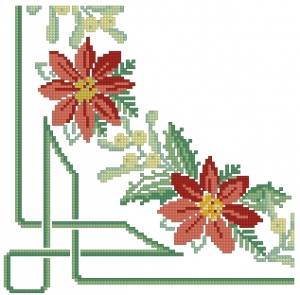 Схема Салфетка с цветами