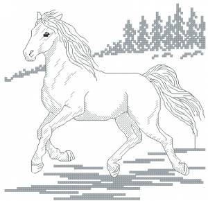 Схема Дикий конь