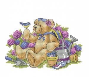 Схема Медведь в саду