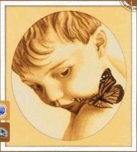 Схема Мальчик с бабочкой