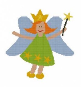 Схема Маленькая фея (звездочки)