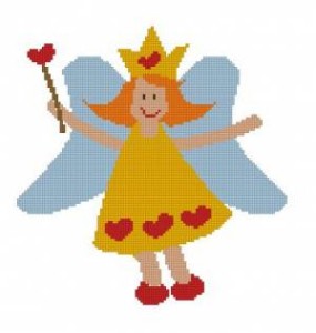 Схема Маленькая фея (сердечки)