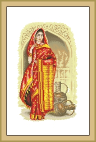 Схема Индийская красавица