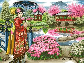 Схема Японский сад / The Japanese Garden