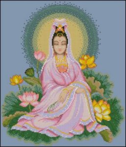 Схема Китайская богиня милосердия / Quan Yin - Chinese Goddess of Mercy