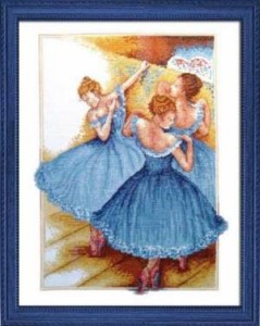 Схема Танцовщицы в голубом