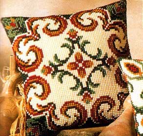 Схемы на канве для вышивки крестиком подушки от ТМ «Мои Узоры» купить