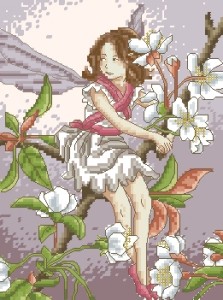 Схема Фея / Wild Cherry Blossom Fairy