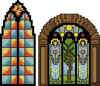 Схема Готические окна / Gothic Windows