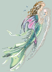 Схема Жемчужная русалка / Mermaid of pearls