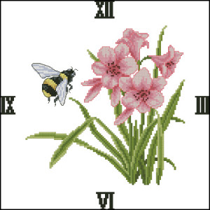 Схема Пчела и цветы