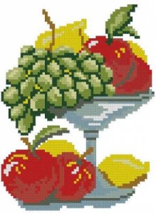 Схема Ваза с фруктами