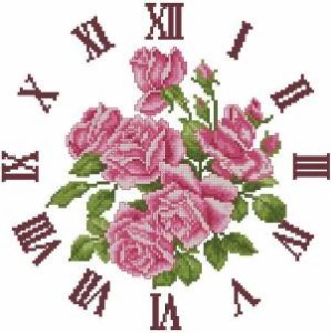 Схема Розовые розы