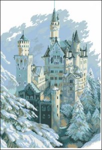 Схема Замок зимой