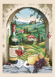 Схема Натюрморт. Вино / Dreaming of Tuscany