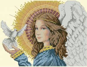 Вышивка крестом ангелочек – схема