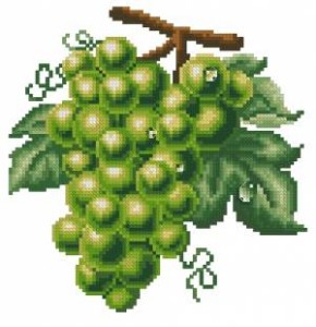 Схема Виноград зеленый