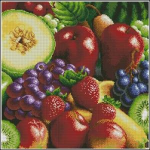 Схема Натюрморт с фруктами