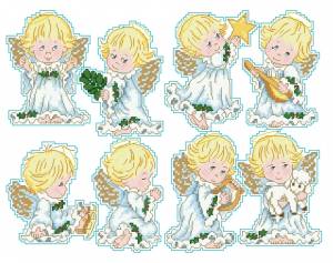 Набор для вышивания Маленькие ангелочки (Little Angels) 70-65167 Dimensions