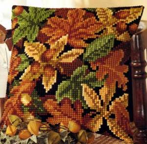 Схема вышивки крестом «Осенние листья» скачать на lilyhammer.ru