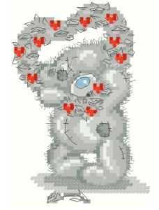Схема Мишки Тедди / Valentine Heart
