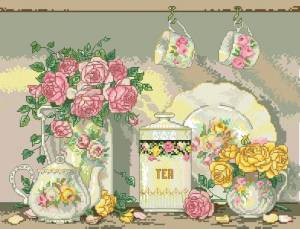 Схема Чай и розы