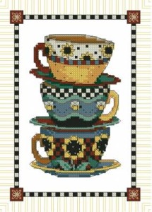 Схема Штабель чашек / Stacked cups