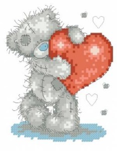 Схема Мишки Тедди / Tatty Teds Hearts